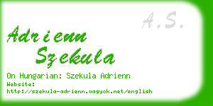 adrienn szekula business card